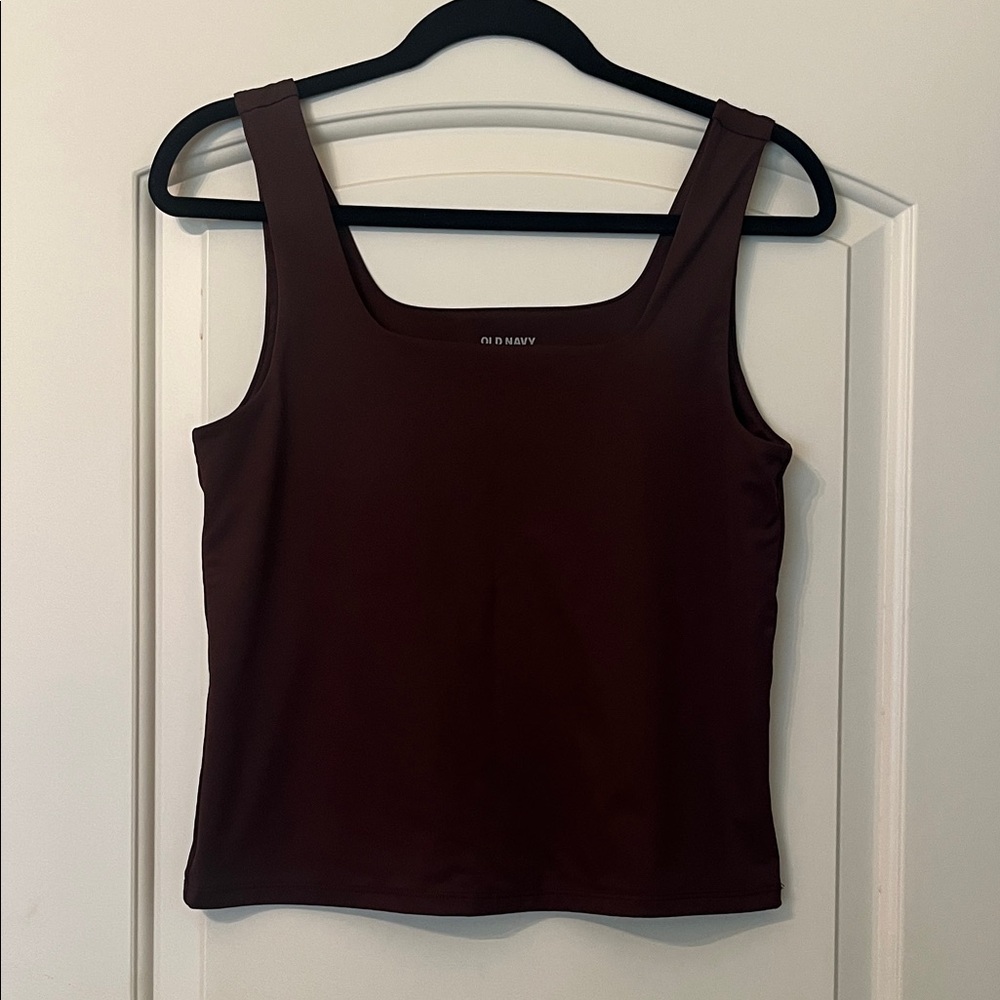 Old Navy Women's Dark Brown Tank Crop Top (L)